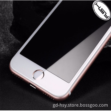 HUYSHE Mobile Phone Spare Parts/Full Cover 3D Curved Edge Color Tempered Glass Screen Protector Film For iPhone 7